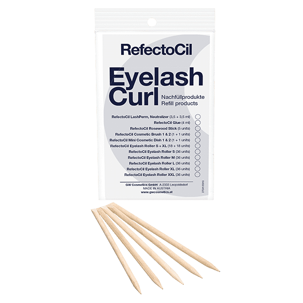 RefectoCil | Eyelash Curl Application Rosewood Sticks