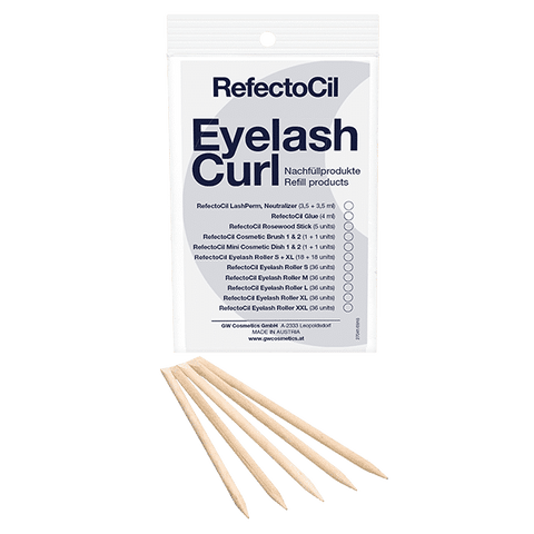 RefectoCil | Eyelash Curl Application Rosewood Sticks