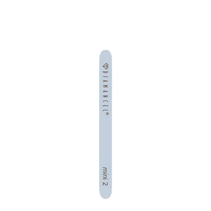 "Compact Mini Nail File by Diamancel with a durable diamond-dust surface for precise nail care. This file is perfect for quick touch-ups on natural and artificial nails. Ideal for beauty professionals and personal use."