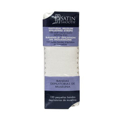 Satin Smooth small muslin strips for hair removal