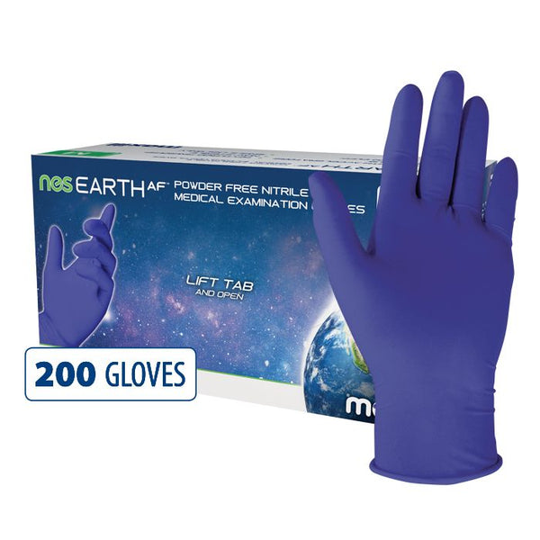 Maxill maxill nes EARTH AF Powder Free Nitrile Medical Examination Gloves - varying quantities