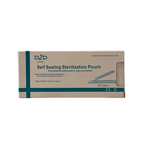 Sterilization Pouches 3.5” x 9” - singles - for Autoclaves