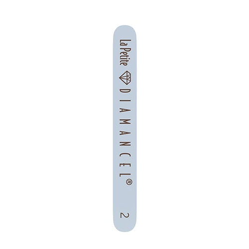 "Compact La Petite Nail File by Diamancel, featuring a durable diamond-dust surface for precise nail shaping."
