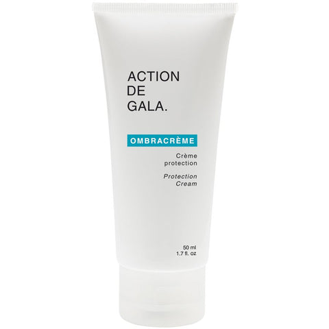 "A 50 ml tube of Ombracreme Protection Cream by Action de Gala, a protective and moisturizing cream designed for sensitive and dehydrated skin, ideal for professional treatments and daily use, available at A & E Beauty Supplies"