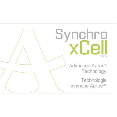 "Option Synchro XCell for Apilus XCell electrolysis devices, The Synchro radio frequency is very effective for deeply rooted, stubborn hair . Its simultaneous application of a hundred or so 27MHz picopulses, of less than .002 second each, can intensely destroy all germ cells located between the bulb and the bulge of the hair follicle.&nbsp; this  improving treatment precision and flexibility for professionals.
The Synchro XCell Option is an advanced feature for Apilus electrolysis systems"