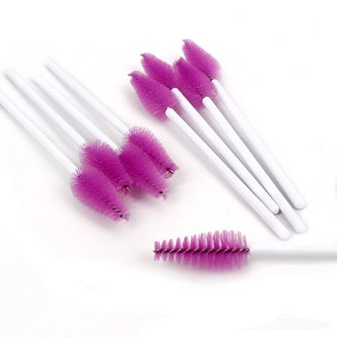 "A set of tear-drop-shaped PremierLash mascara wands, designed for precise lash application and grooming, featuring sleek black handles and unique brush heads, displayed on a clean, neutral background."