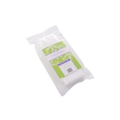 "Therabath Plastic Bags, 100-pack of bags is a soft plastic dispenser. Ideal for hygienic paraffin wax treatments in spas and salons."