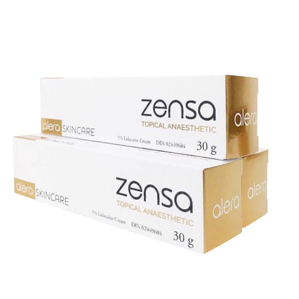 Zensa numbing cream, topical anaesthetic for tattoos, permanent makeup needle needling, laser hair removal treatment, waxing, sugaring, Numbing cream for electrolysis google fast and effective numbing cream. Natural numbing cream, vegan, cruelty free, anti-inflammatory ingredients like Vitamin E
This ad is for one 30 ml tube in a box Gold with white Zensa bottle lidocaine cream